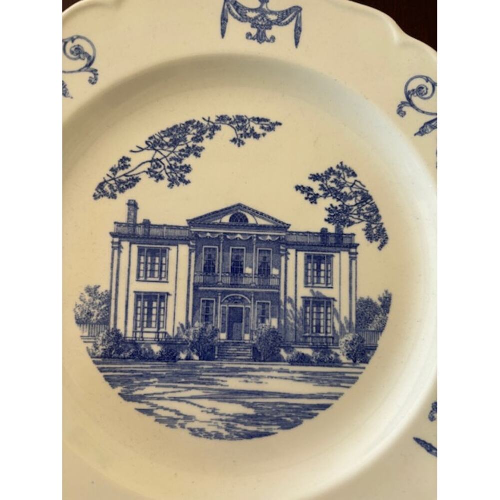 Wedgewood 10" Historical Plate Home of‎ States Morris Dyckman Creamware - Picture 2 of 4